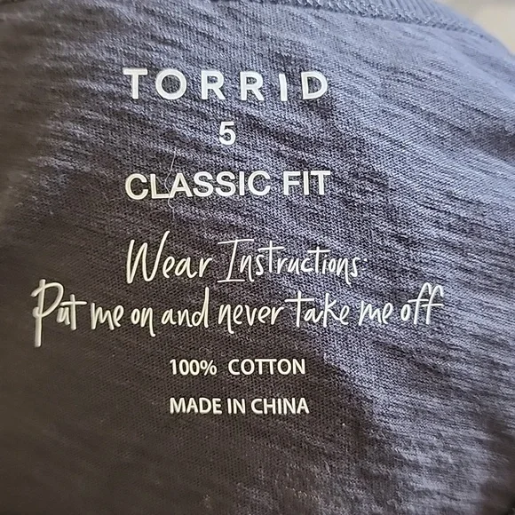 Torrid Skeleton Play Classic Fit Slub Notch Neck Tee - Picture 9 of 9